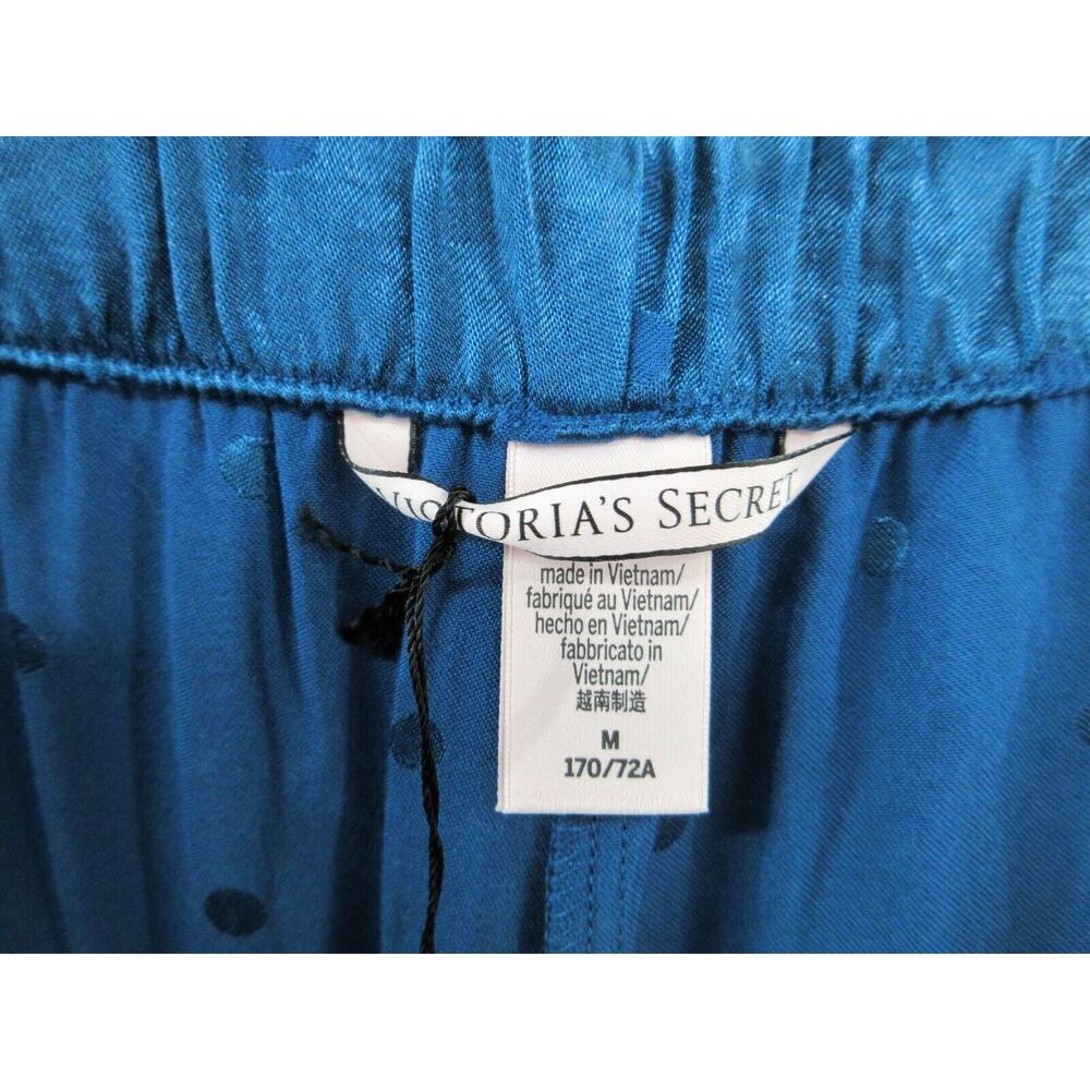 NWT Victoria's Secret Satin Polka Dot Sleep Pajama Pants Women's Medium - Picture 10 of 12